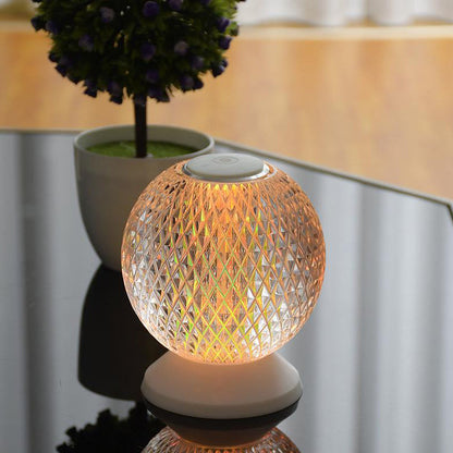 Creative Acrylic Moon Design LED Night Light Table Lamp