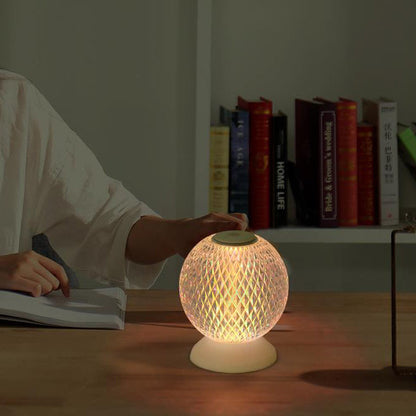 Creative Acrylic Moon Design LED Night Light Table Lamp