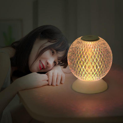 Creative Acrylic Moon Design LED Night Light Table Lamp