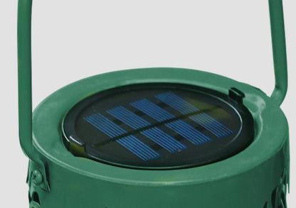 Solar Waterproof Iron Hollow Leaf Design LED Outdoor Decorative Light