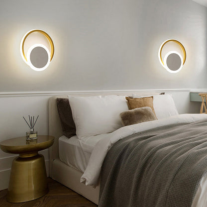Nordic Simple Ring Combination Design LED Wall Sconce Lamp