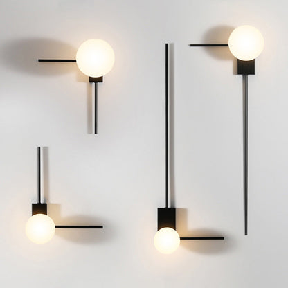 Nordic Industrial Retro Combination Graphic 1-Light Wall Sconce Lamp
