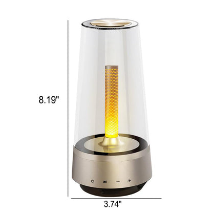 Creative Candle Design Bluetooth Speaker LED Table Lamp