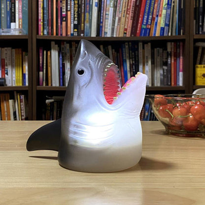 Creative Shark Silicone Pat LED Night Light Table Lamp