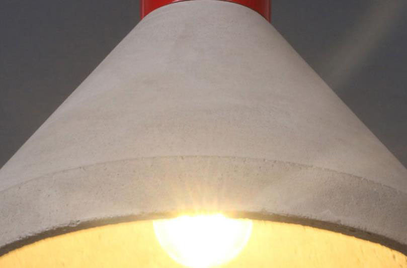 Industrial Style Solid Wood Cement 1-Light Pendant Light