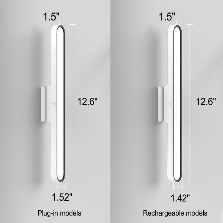 LED Eye Care Long Bar Magnetic Rechargeable Desk Lamp