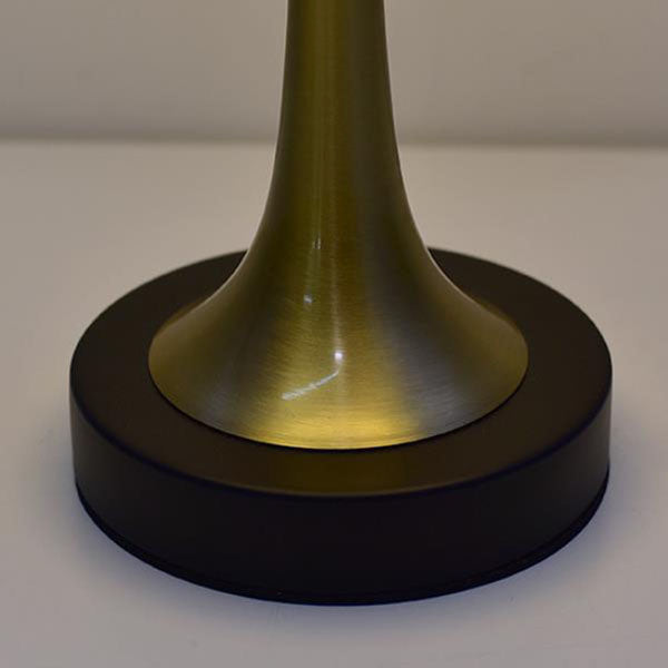 European Retro Metal Fabric USB Remote Control LED Table Lamp