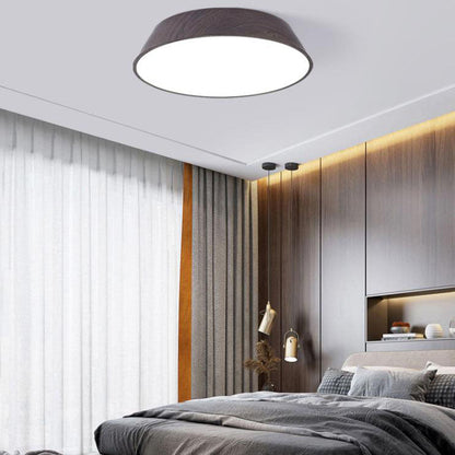 New Chinese Wrought Iron Acrylic Round LED Flush Mount Ceiling Light