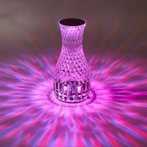 Modern Creative Vase Acrylic USB Rechargeable Touch LED Night Light Table Lamp
