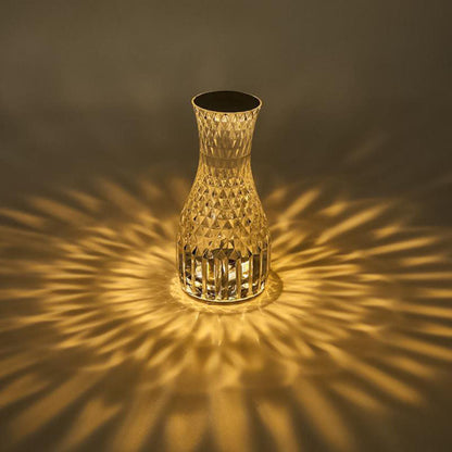 Modern Creative Vase Acrylic USB Rechargeable Touch LED Night Light Table Lamp