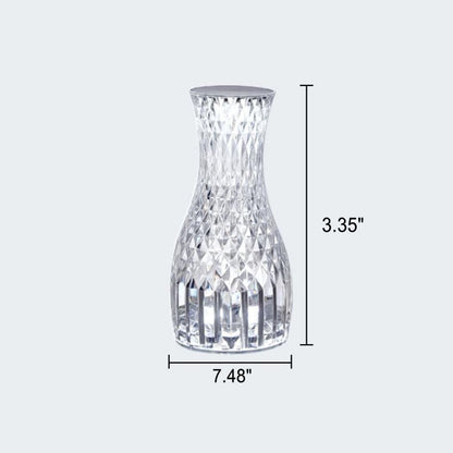 Modern Creative Vase Acrylic USB Rechargeable Touch LED Night Light Table Lamp