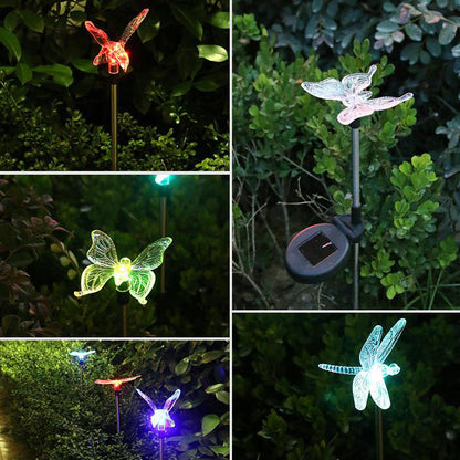 Modern Creative Animals Solar Outdoor Lawn LED Garden Ground Insert Landscape Light