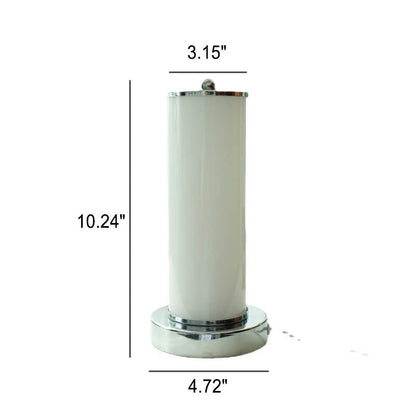 Vintage Glass Column USB LED Night Light Table Light