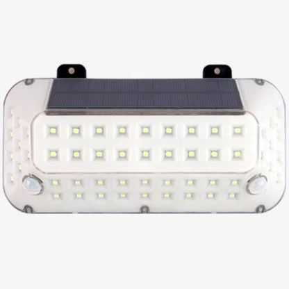 Solar Simple ABS Four Side Light Emitting Body Sensor LED Outdoor Wall Sconce Lamp