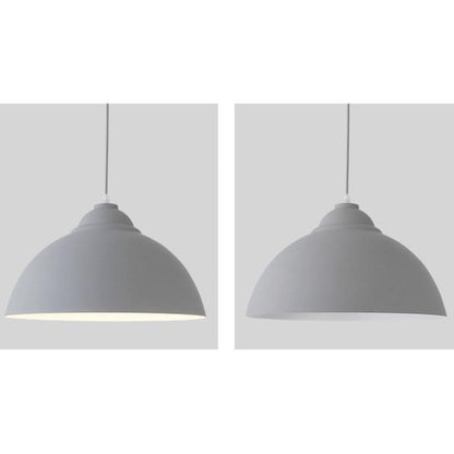 Modern Solid Color Macaron Iron Aluminum 1-Light Pendant Light