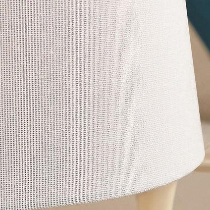European Minimalist Solid Color Resin Fabric 1-Light Table Lamp