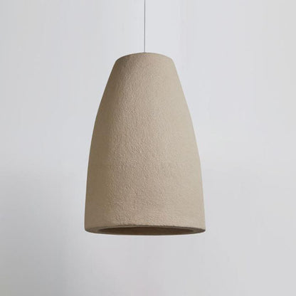 Modern Minimalist Pure Grey Geometric Shape 1-Light Pendant Light