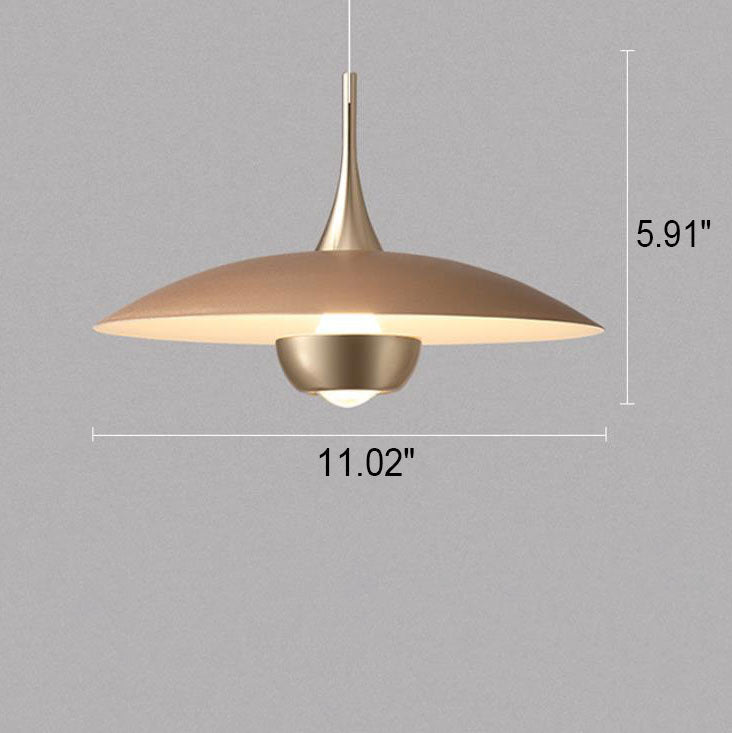 مصباح LED عصري فاخر من الألومنيوم مزود بألواح طائرة 