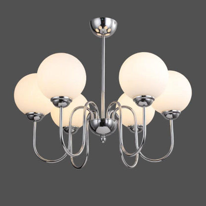 Modern Minimalist Vintage Round Ball 3/5/6/8-Light Island Light Chandelier