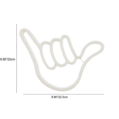 Neon Finger Shape LED Atmosphere Decorative Neon Lights