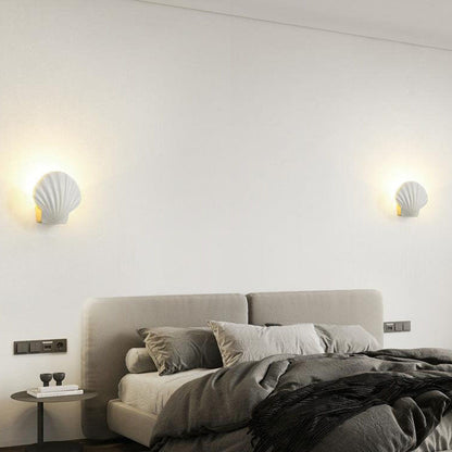 Outdoor Creative Shell Design Aluminum LED Waterproof Wall Sconce Lamp