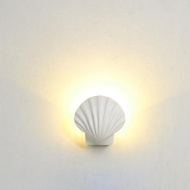 Outdoor Creative Shell Design Aluminum LED Waterproof Wall Sconce Lamp