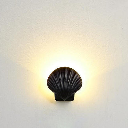 Outdoor Creative Shell Design Aluminum LED Waterproof Wall Sconce Lamp