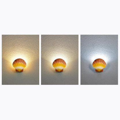 Outdoor Creative Shell Design Aluminum LED Waterproof Wall Sconce Lamp