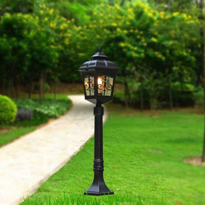 Industrial Waterproof Square Arrow Flower 1-Light Outdoor Lawn Landscape Light