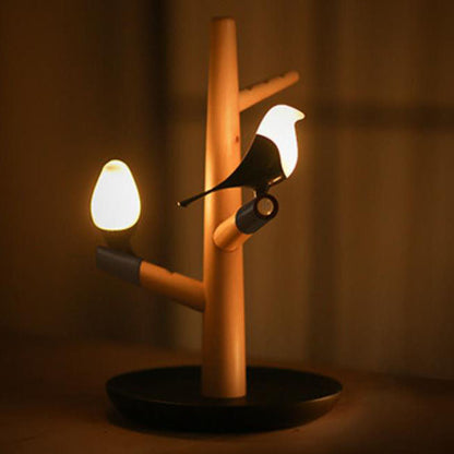 Creative Magpie Branch Smart Sensor LED Decorative Table Lamp