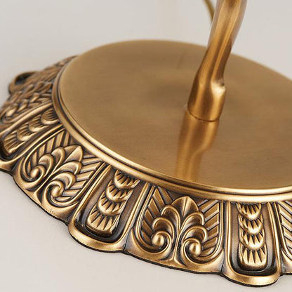 Vintage Creative Copper Glass Angel 1-Light Table Lamp