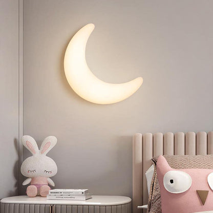 مصباح حائط LED بتصميم قمري حديث ومبتكر من الأكريليك
