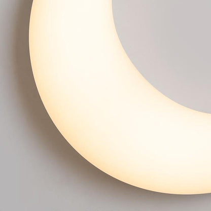 مصباح حائط LED بتصميم قمري حديث ومبتكر من الأكريليك