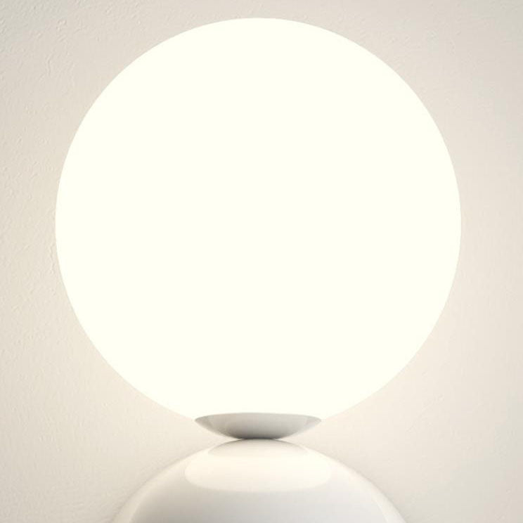 Modern Cream Style Children's Wrought Iron Sphere 1-Light Wall Sconce Lamp