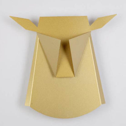 Contemporary Creative Iron Bull Head Shape LED Wall Sconce Lamp For Bedroom