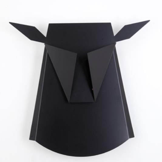 Contemporary Creative Iron Bull Head Shape LED Wall Sconce Lamp For Bedroom