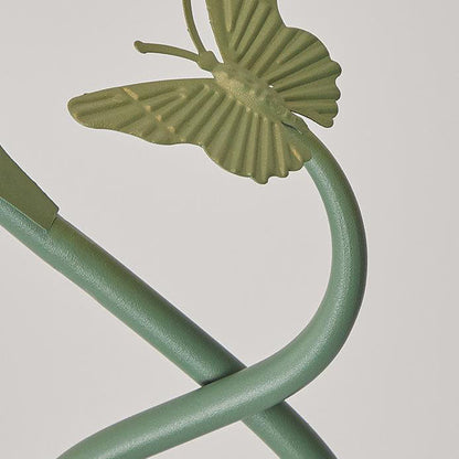 Contemporary Creative Wrought Iron Acrylic Flower 1-Light Table Lamp For Bedroom