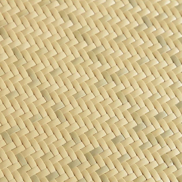 Traditional Vintage Square Solid Wood Rattan Dining Chair Cross Backrest For Dining Room