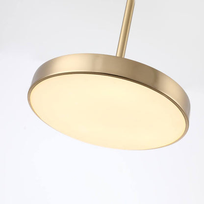 Modern Minimalist  Drum Metal LED Pendant Light