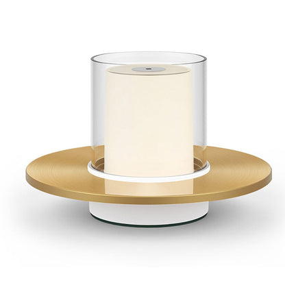 Modern Light Luxury Cylindrical LED Candlestick Night Light Table Lamp