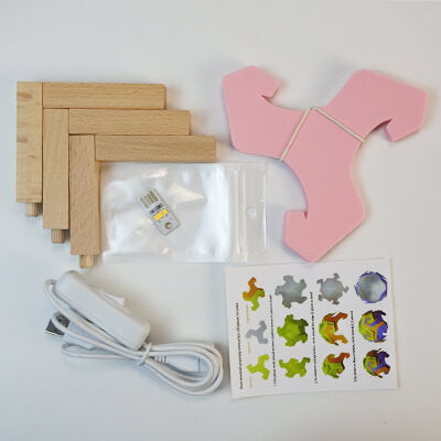 DIY Moon Lamp LED Night Light USB Decorative Table Lamp