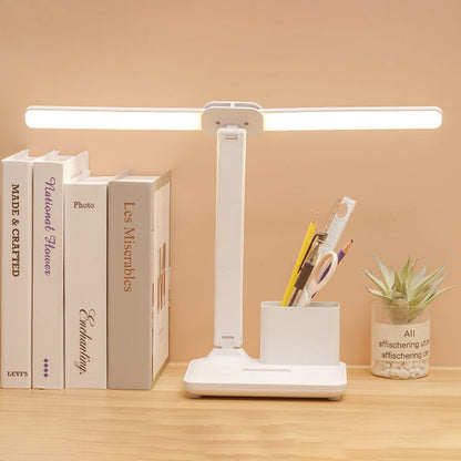 Eye Protection Creative Double Head Multi-angle Adjustable LED Table Lamp