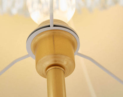 French Retro Court Tassel Copper 1-Light Table Lamp