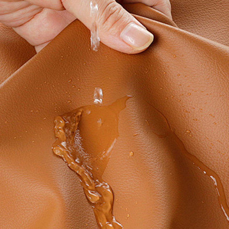 Modern Minimalist Microfiber Leather Wood Carbon Steel Sponge Square Elliptical Curved Dining Chair Backrest For Dining Room