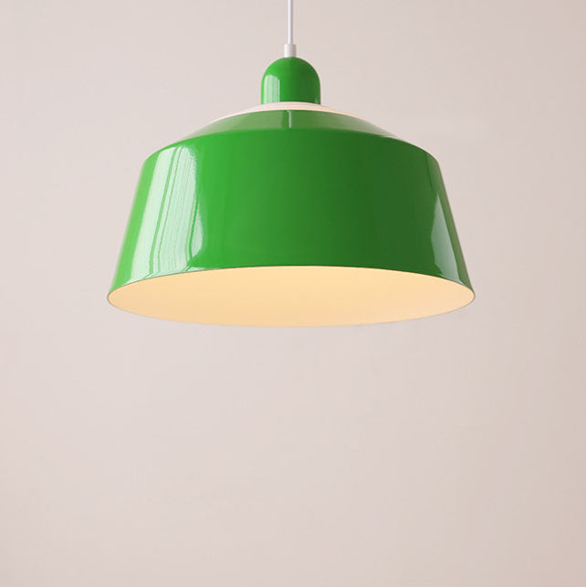 Contemporary Scandinavian Creative Geometric Dome Iron 1-Light Pendant Light For Dining Room