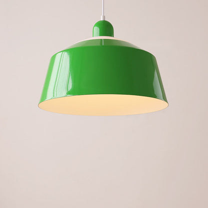 Contemporary Scandinavian Creative Geometric Dome Iron 1-Light Pendant Light For Dining Room