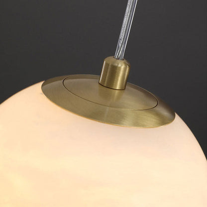 Modern Luxury Geometric Cube Marble Shade Brass 1-Light Pendant Light For Living Room