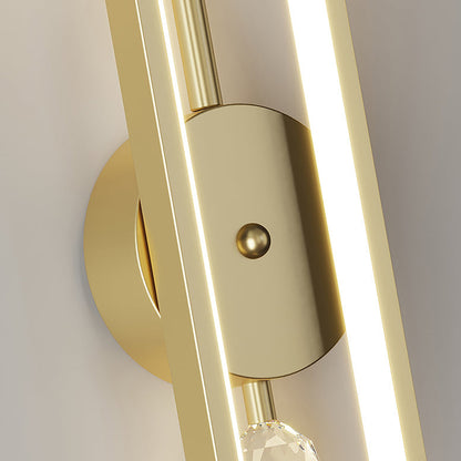 مصباح حائط LED دائري فاخر من Nordic Light بتصميم قرون الغزال 