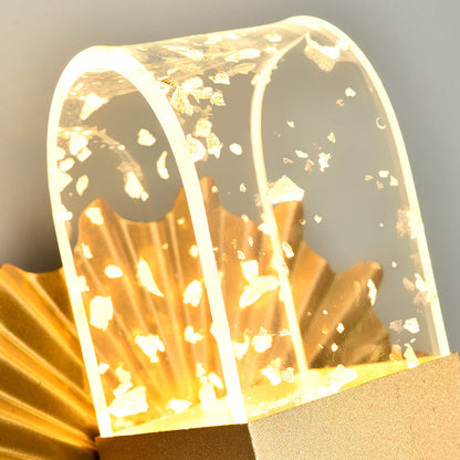 Contemporary Luxury Hardware Acrylic Butterfly LED Wall Sconce Lamp For Bedroom