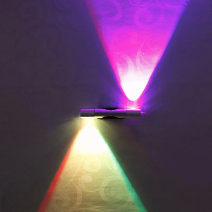 مصباح حائط LED أسطواني دوار حديث إبداعي من الألومنيوم 